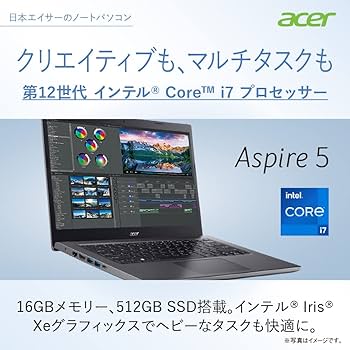 【美品】Acer Aspire 5 A514-55-H76Y [スチールグレイ] Acer Aspire 5 Slim A514-52 2019 14-inch Laptop (10th Gen Intel