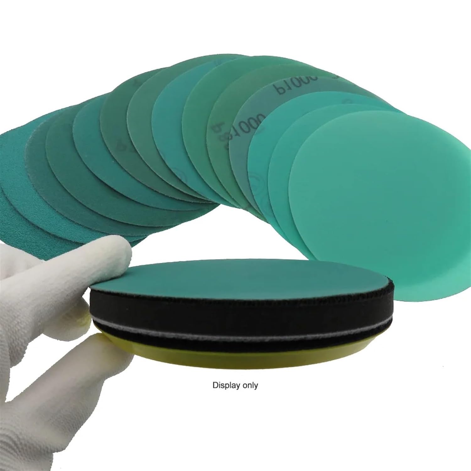 10Pcs/Set 5 Inch Sanding Disc 60-2000 Grit Hook and Loop Sandpaper 125mm Wet Dry Film(60)