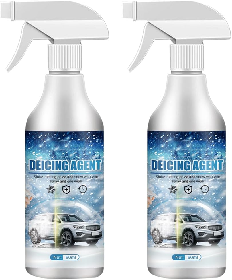 Biaoyun 2PCS Deicing Agent for Car Windshield, Windshield