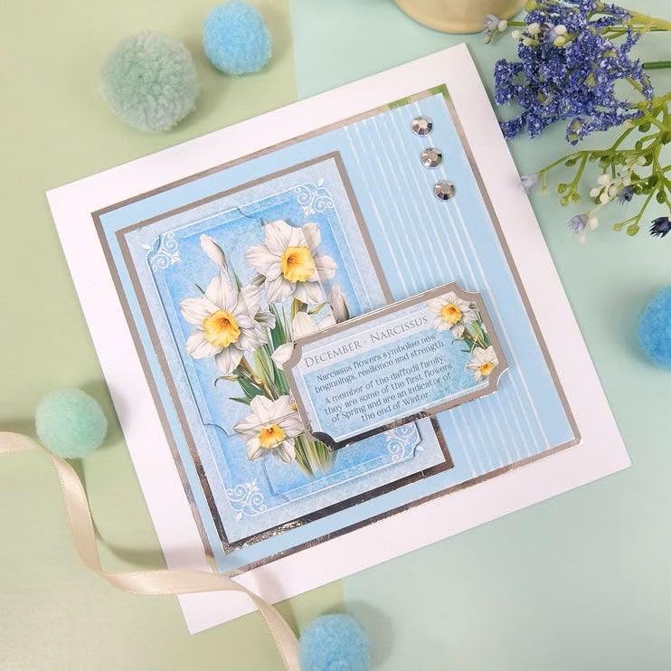 Hunkydory - Pocket Pads (Birth Flowers) - 64 Sheets A7 Size - Image 4
