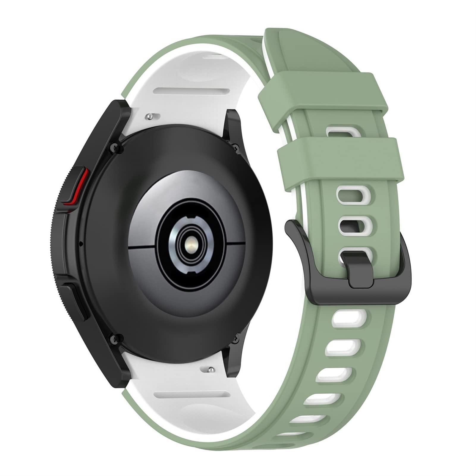 Bracelet incurvé 20mm Galaxy Watch 4 Classic silicone haute densité