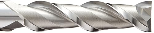 Miniatura 2 de YG-1 E1071 Acero de alta velocidad (HSS) Fresa de extremo de nariz cuadrada, largo alcance, vástago Weldon, acabado sin recubrimiento (brillante),