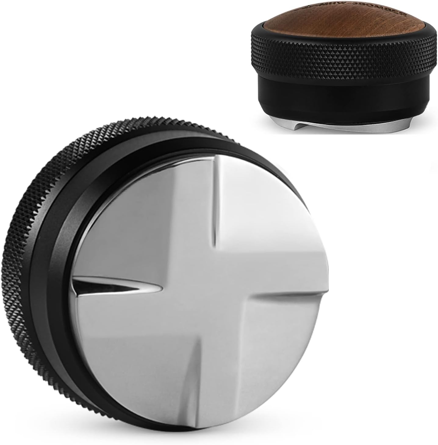 MHW-3BOMBER 53.35 mm Espresso Leveler Coffee Distributor Adjustable Height 53 mm Distributor Tool for 54 mm Porta Filter Espresso Accessories T6091L4