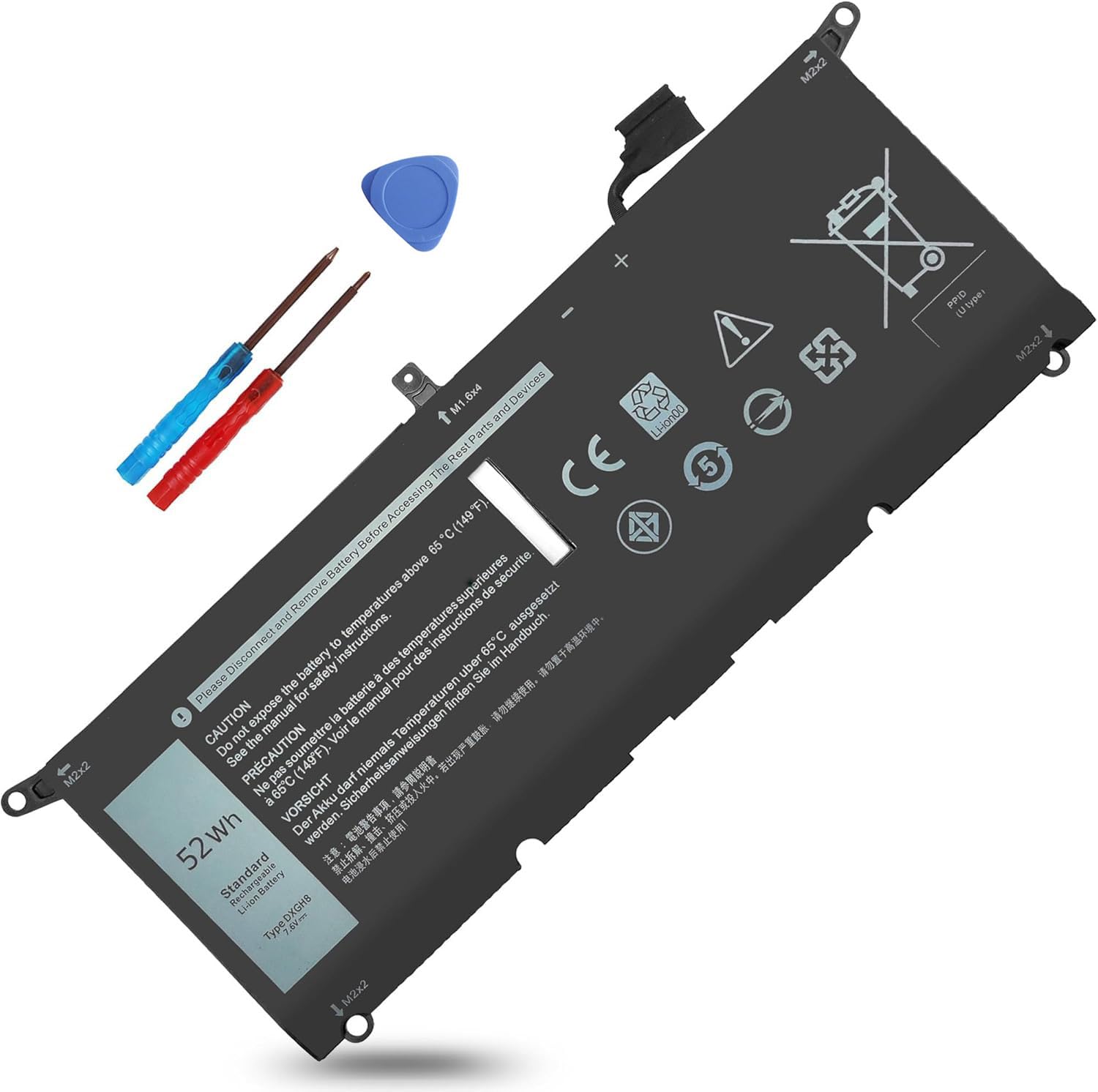 Amazon.com: 52Wh DXGH8 Laptop Battery Replacement for Dell