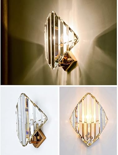 Miniatura 4 de SHUAN Lámparas de pared de cristal lámpara de pared para decoración de sala de estar mesita de noche hotel pasillo