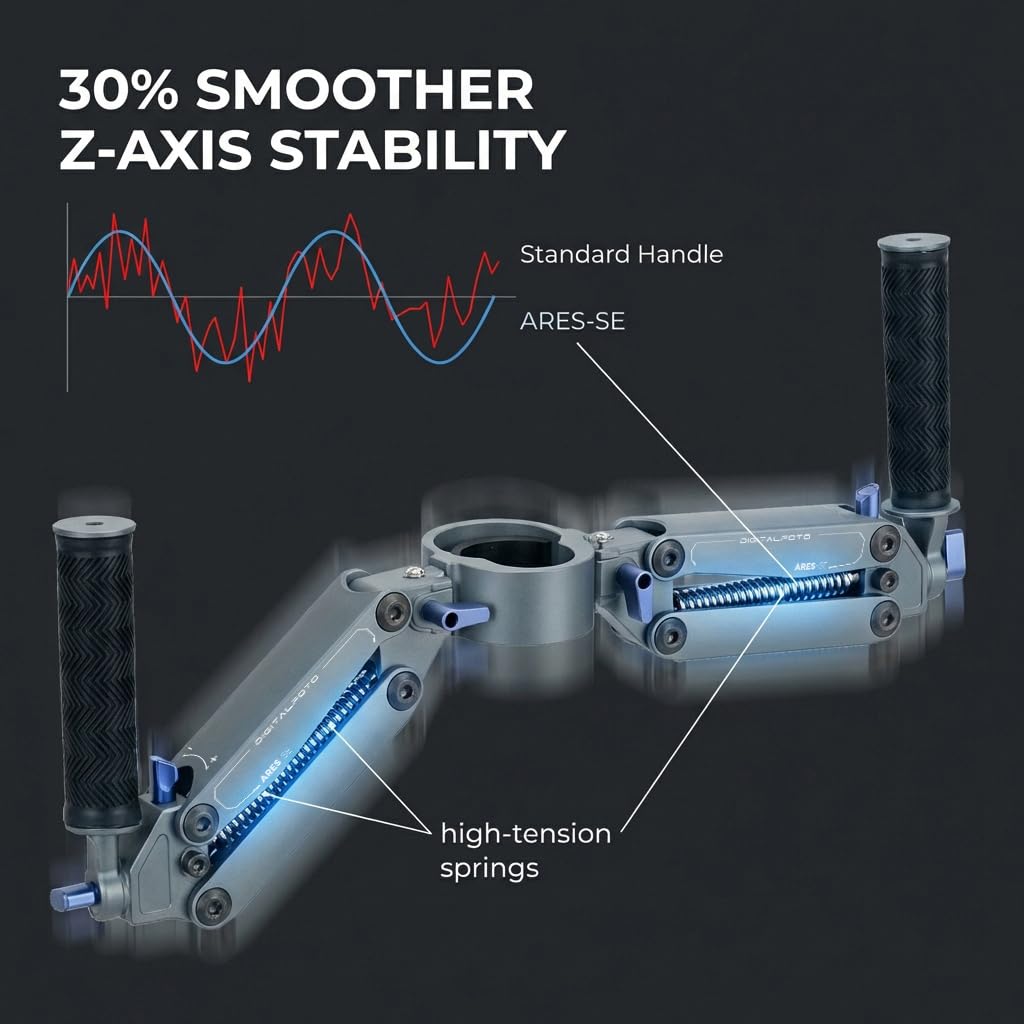 ARES-SE z Axis Gimbal Dual Handle Grip do DJI RS Stabilizers