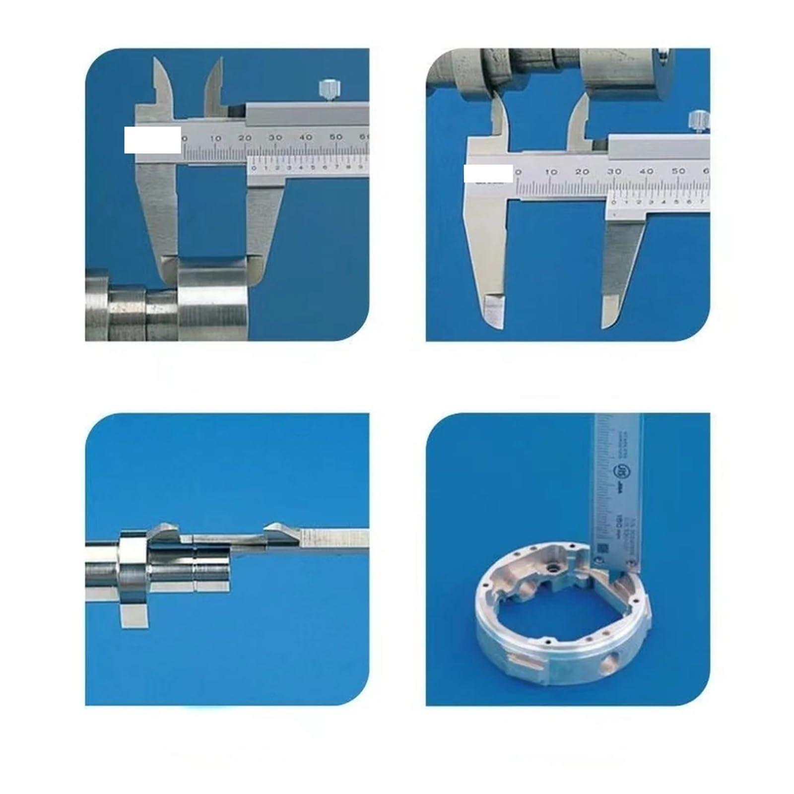 Calibrador Vernier de acero inoxidable 6" (0-150 mm, 0-200, 0-300, 0,02 mm) Calibradores metálicos Herramientas medición(0-150mm 0.02mm)