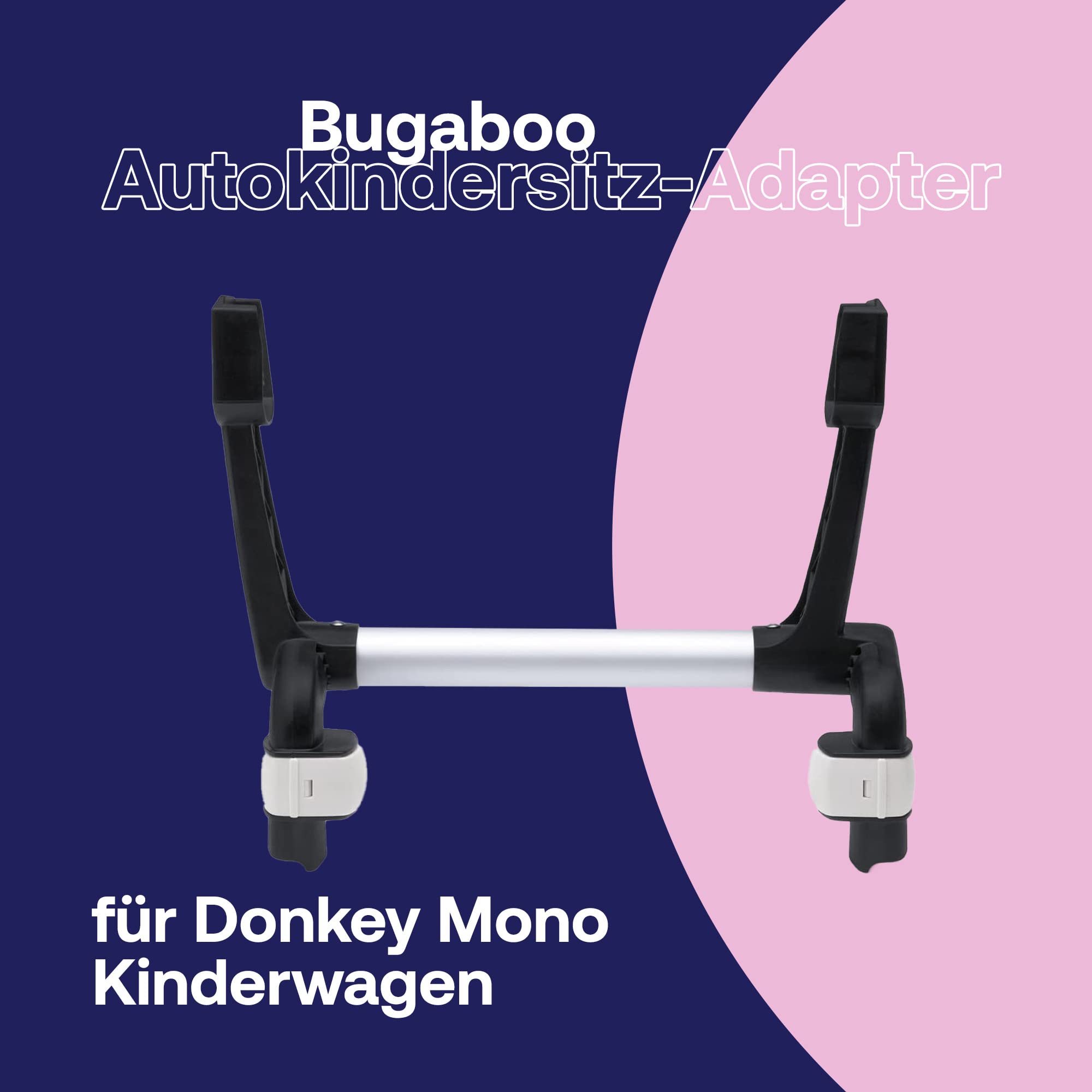 Bugaboo Autokindersitz-Adapter Donkey Kinderwagen Mono Konfiguration Click-and-Go-System Schwarz