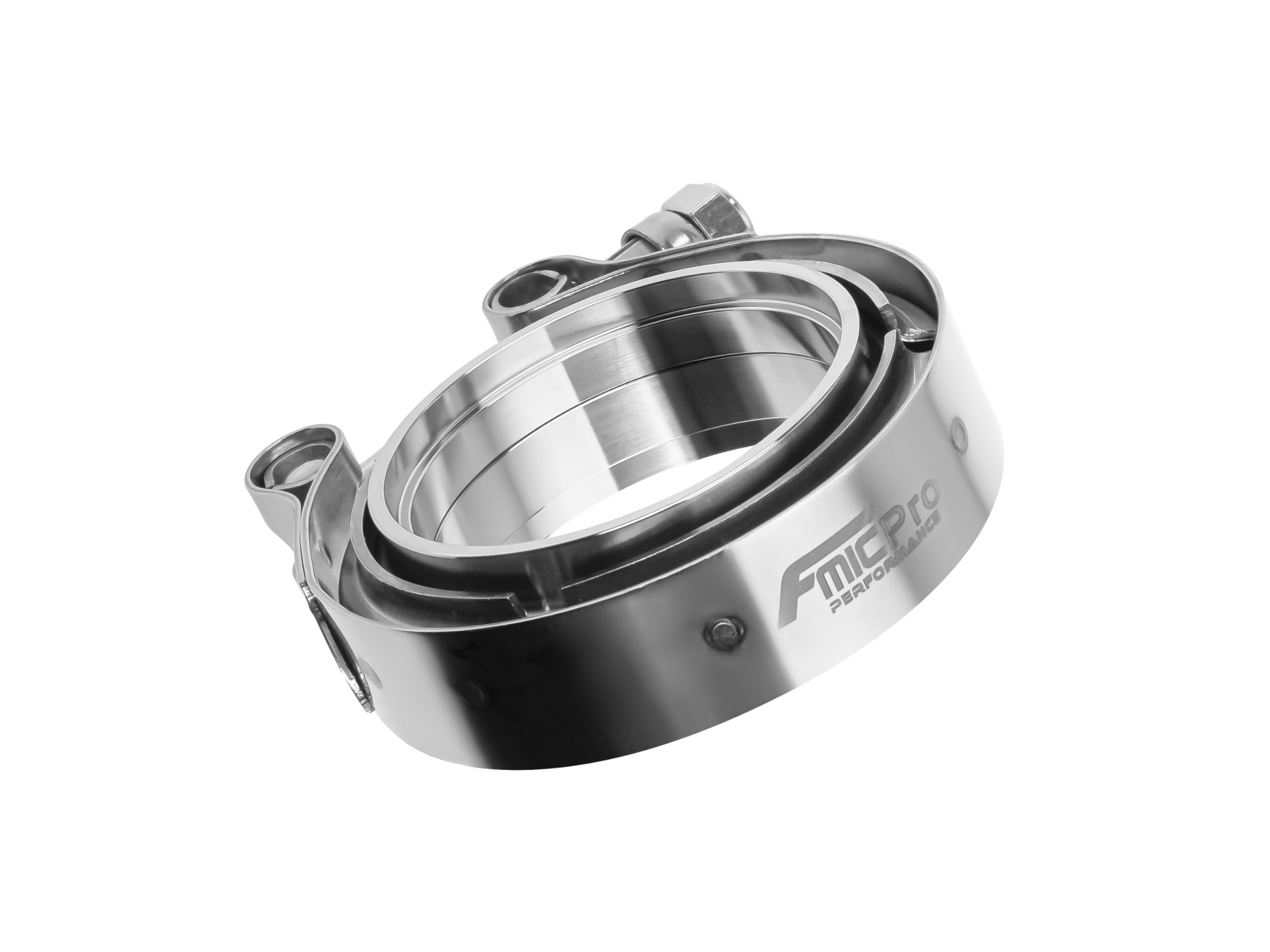 fmic.eu PERFORMANCE Fascetta V-Band inox 60mm (2,35 Zoll) kit flange turbo scarico motorsport tuning