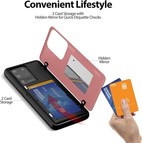 Miniatura 142 de GOOSPERY Parachoques magnético para puerta compatible con Galaxy S23, tarjetero tipo cartera, cierre automático, protección de doble capa resistente