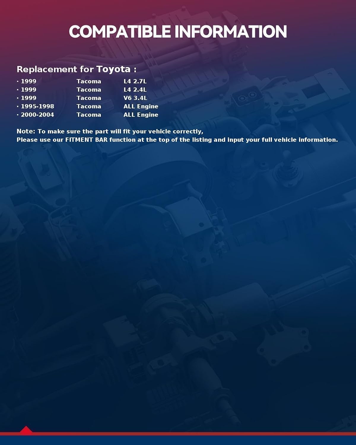 KAX CU1778 Engine Radiator Replacement, Compatible with 1995-1998 2000-2004 Tacoma, 1999 Tacoma 3.4L, 1999 Tacoma 2.4L, 1999 Tacoma 2.7L