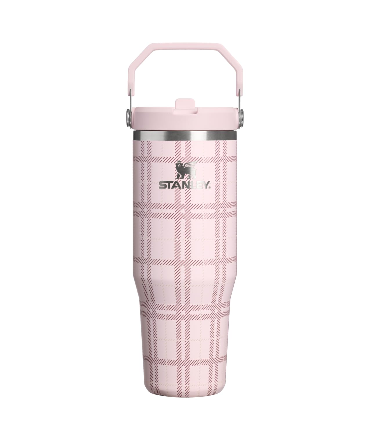 IceFlow 2.0 Flip Straw Tumbler, 30 oz, Blossom Plaid