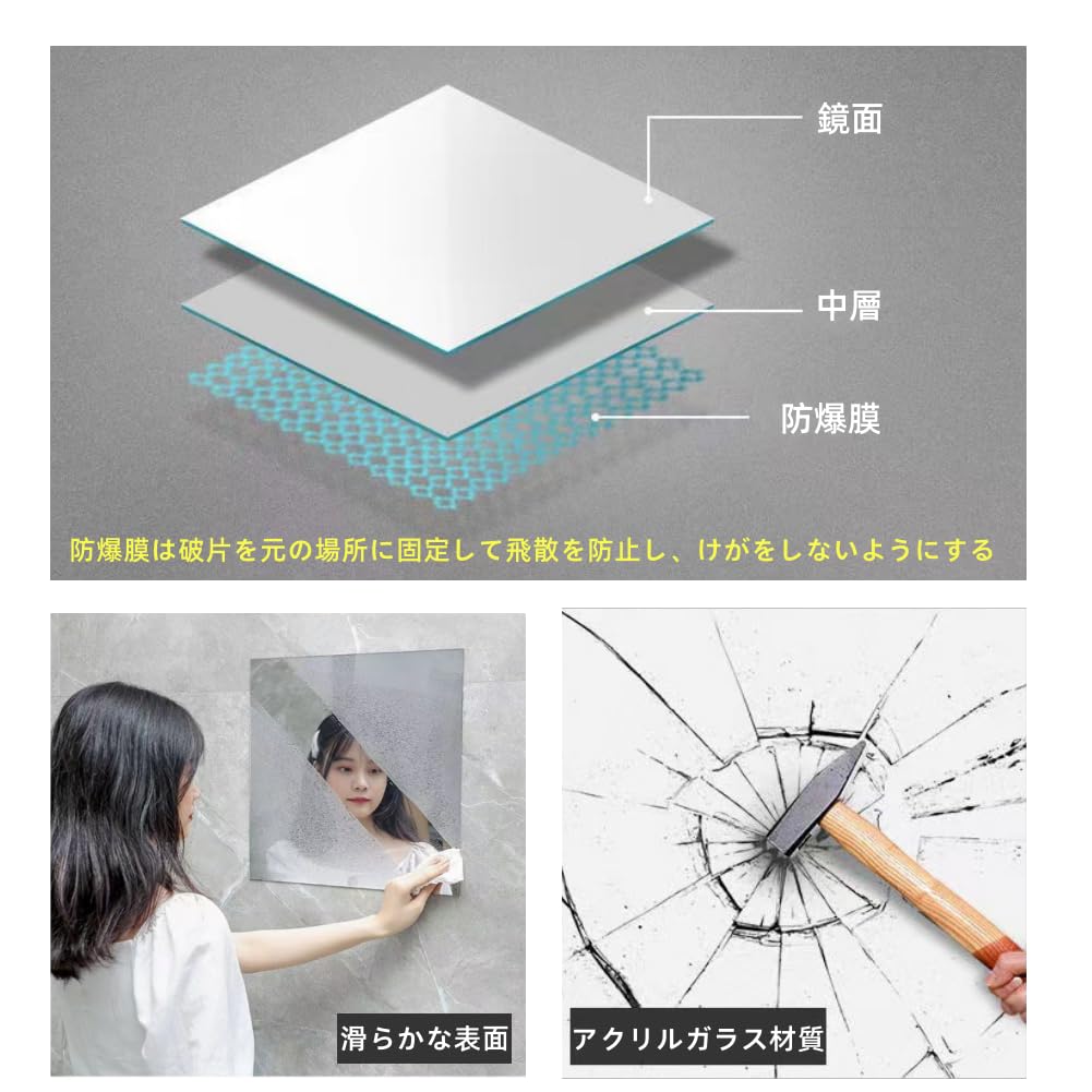 Amazon.co.jp: 貼る鏡 全身鏡 姿見鏡 壁に貼る鏡 全身ミラー ドア掛け Amazon.co.jp: 貼る鏡 全身鏡 姿見鏡 壁に貼る鏡 全身ミラー ドア掛け