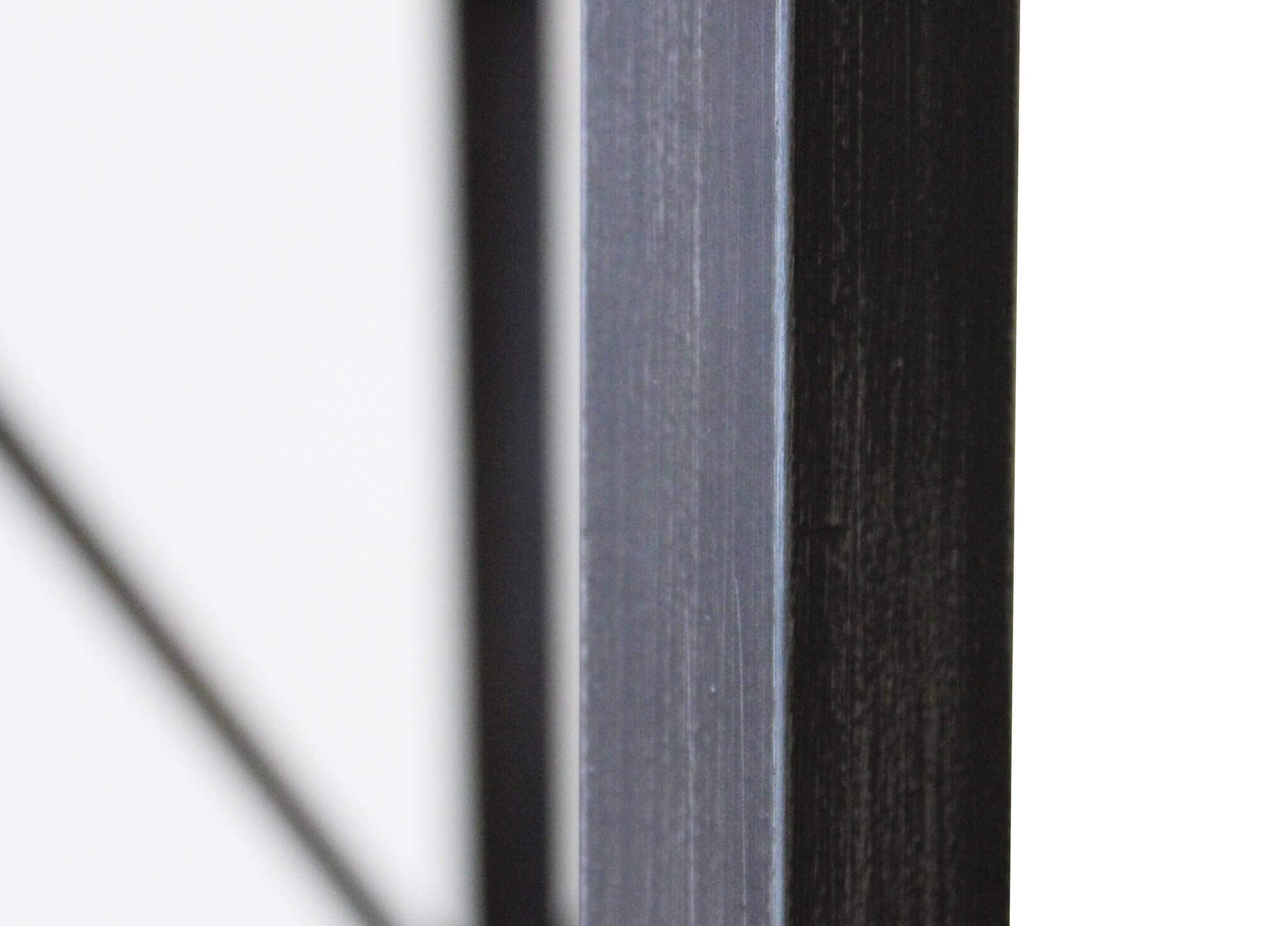 Consolle per Ingresso stile Industrial cm 66x66 - ELROY Antracite