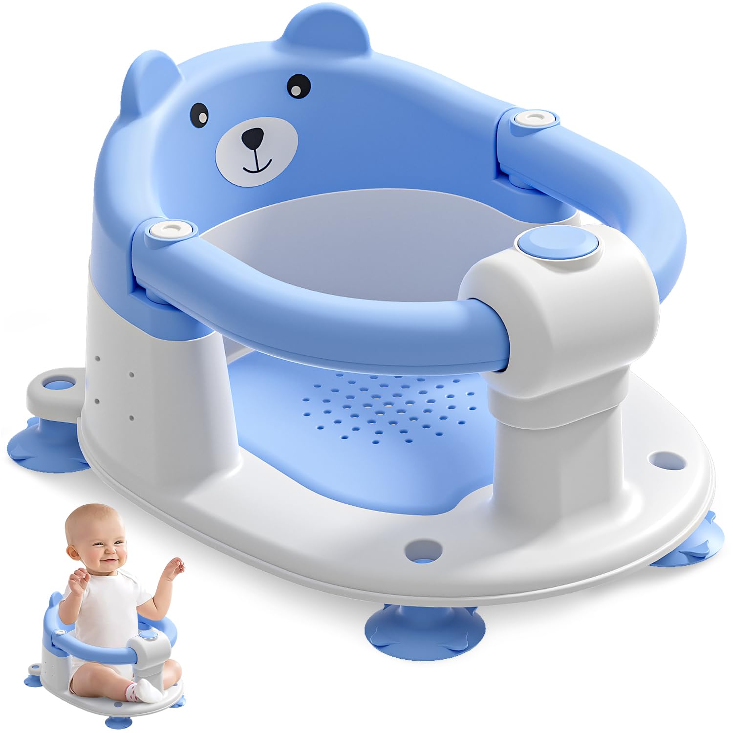 Photo 1 of Himold Baby Bath Seat - Blue