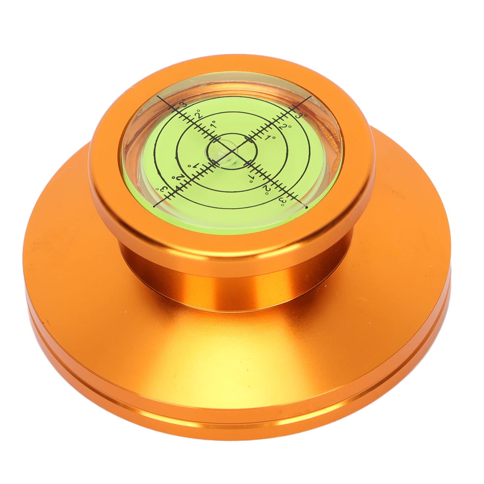 Détection de Niveau à Bulle Platine Vinyle LP Disque Stabilisateur de Poids pour équilibrage des Vibrations (Gold)