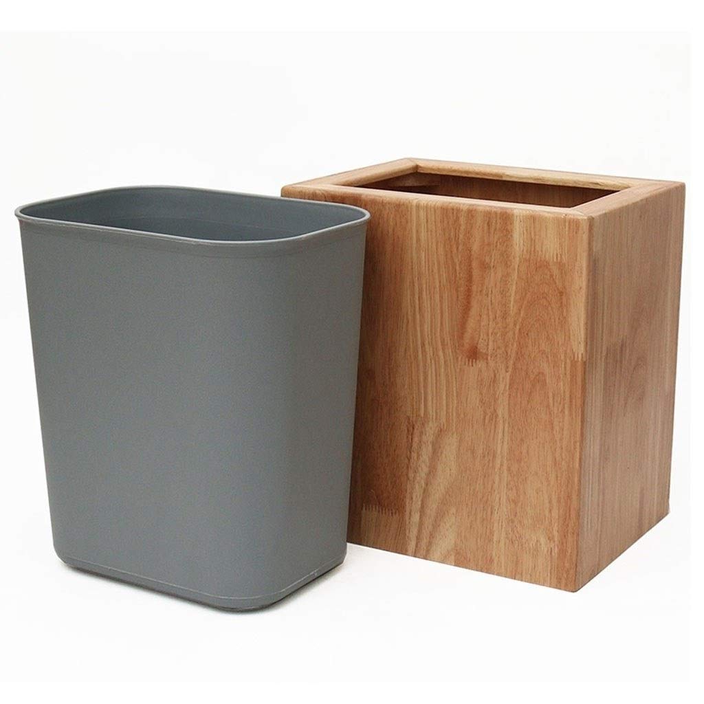Buy Xixi Rubbish Recycle Bins Solid Wood T Can,Detachable DoubleLayer