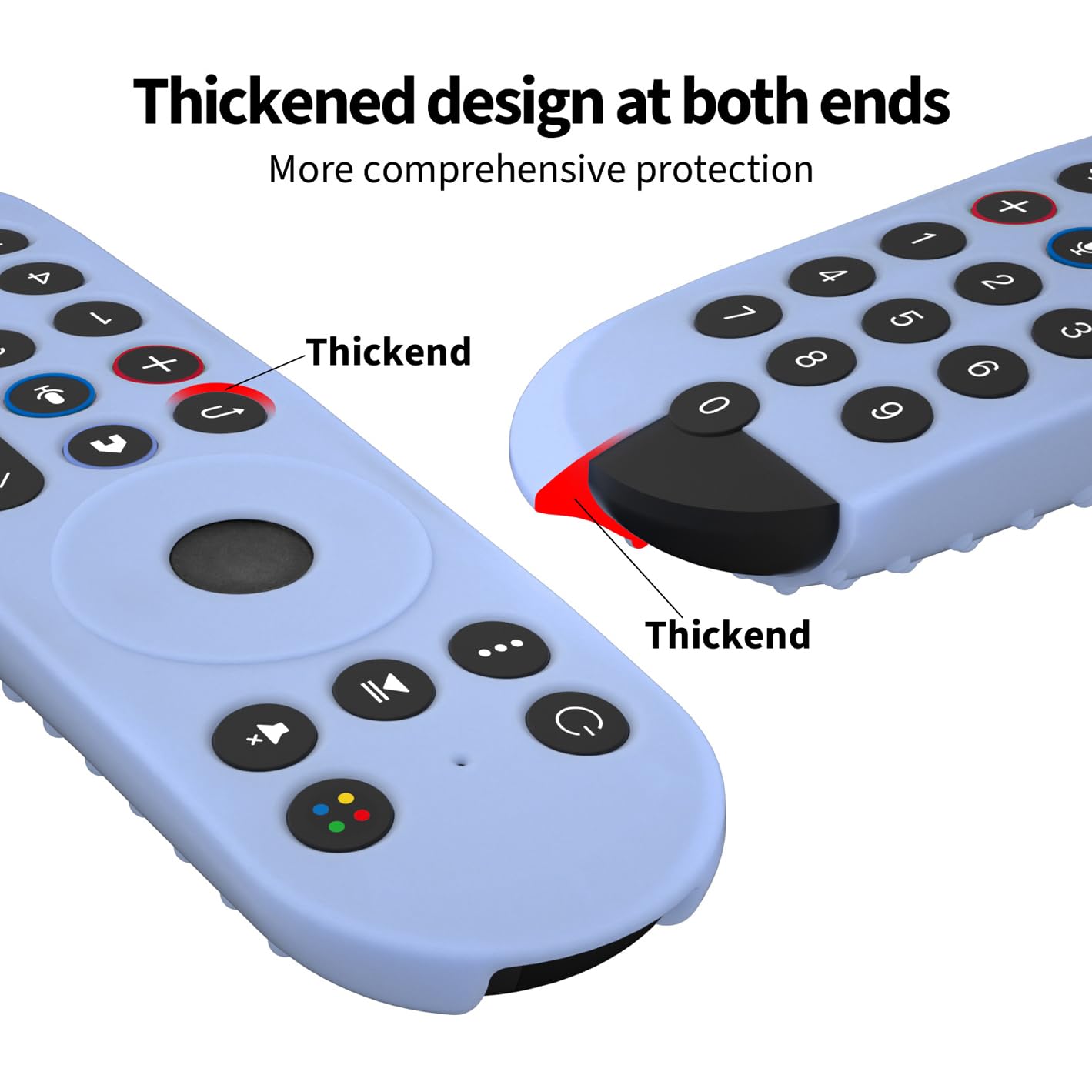Inbrackets - Custodia protettiva per telecomando Sky Glass, antiurto