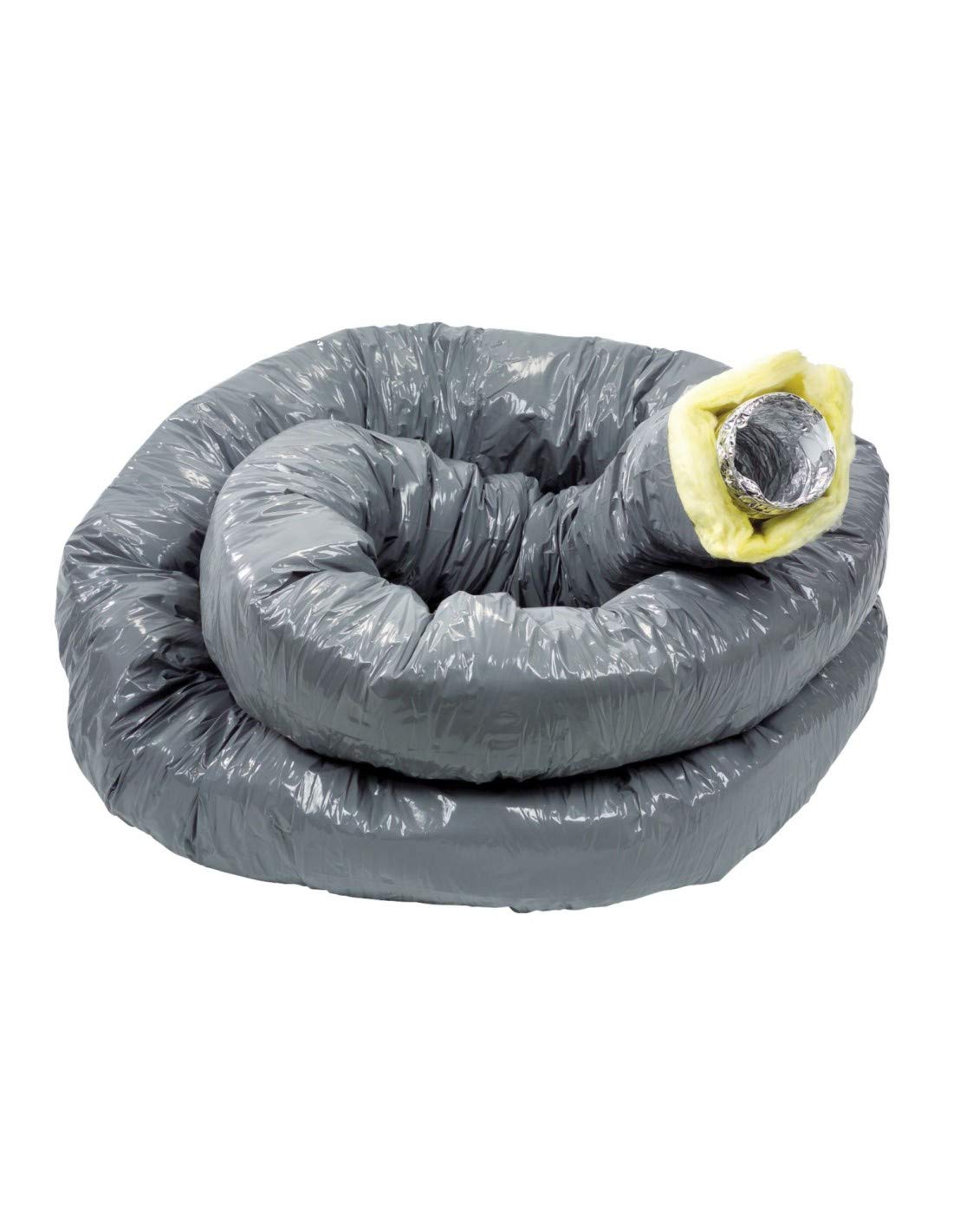 gaine pvc - isolée - int alu - diamètre 80 mm - 6 mètres - epaisseur 50 mm - atlantic 423025