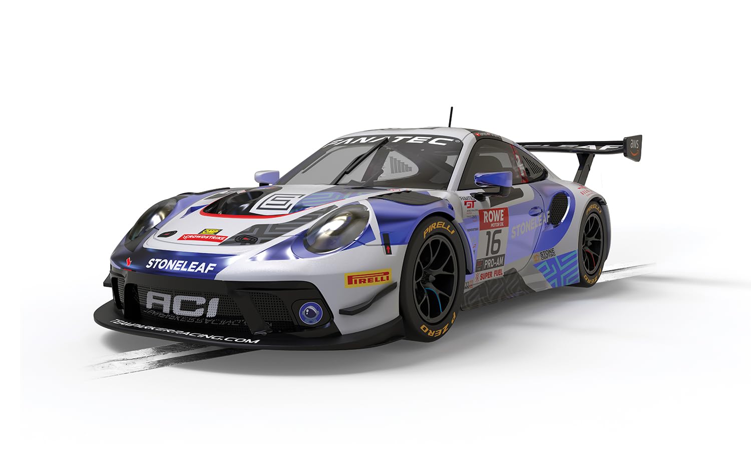 Scalextric C4522 Porsche 911 GT3 R ACI Motorsport 1:32 Slot Car