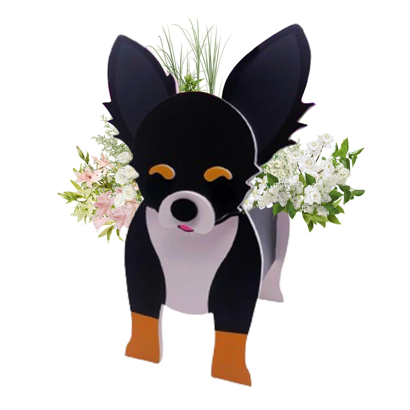 Pot de fleurs pour chien cadeau original pour amoureux des animaux