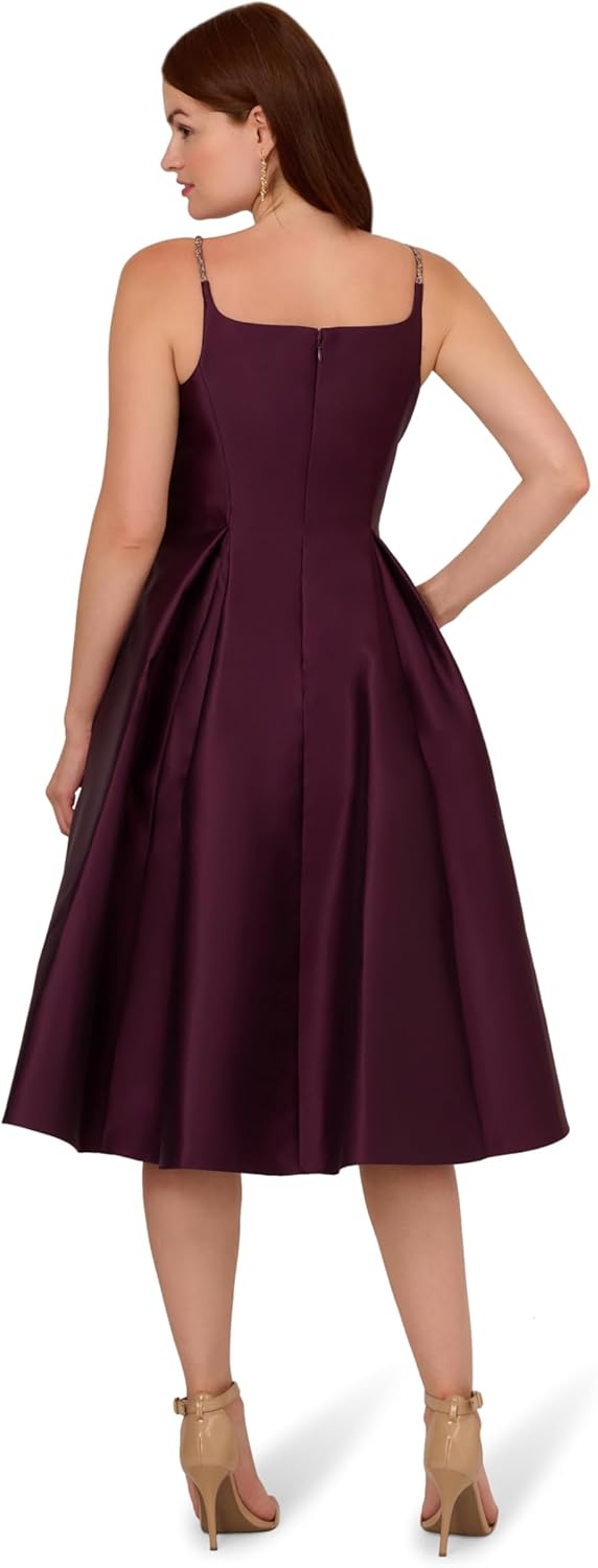 Adrianna Papell Womens Mikado Midi Dress - Image 2