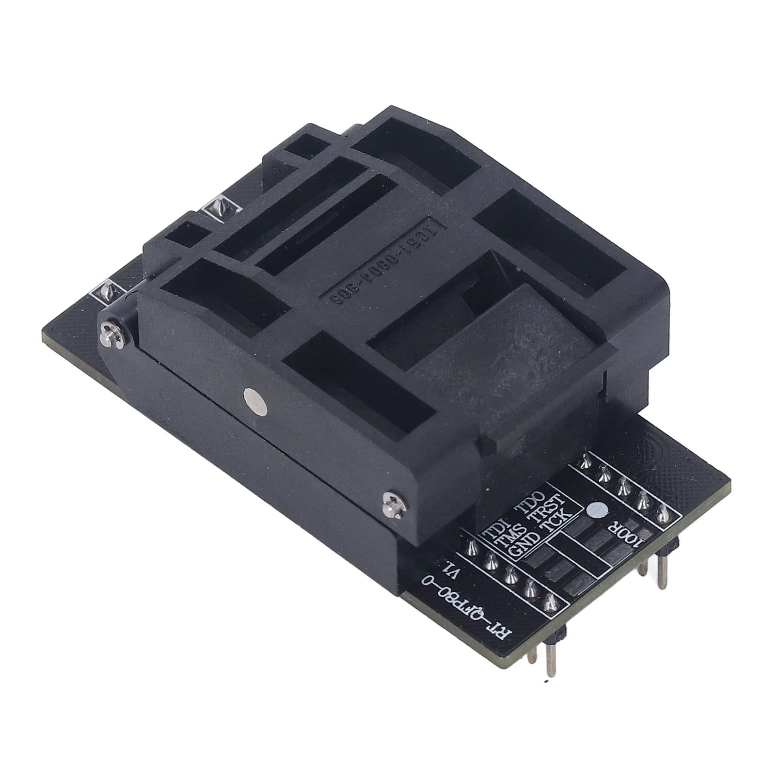 Adattatore Programmatore RT809H Adattatore Programmatore RT809H, Presa Programmatore RT809H Presa Adattatore PEI PES QFP80 Interfaccia ICSP Seriale Adattatore di Programmazione