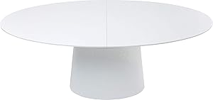 Table ovale extensible design contemporain