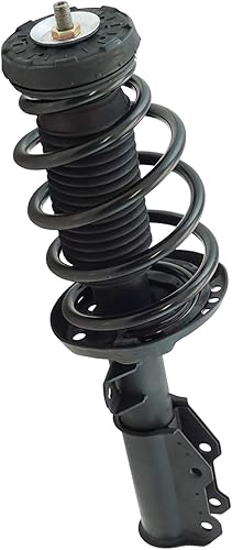 Miniatura 857 de TRQ Kit de suspensión delantera, conjunto de amortiguadores y resortes, barra estabilizadora, enlace estabilizador compatible con Chevrolet