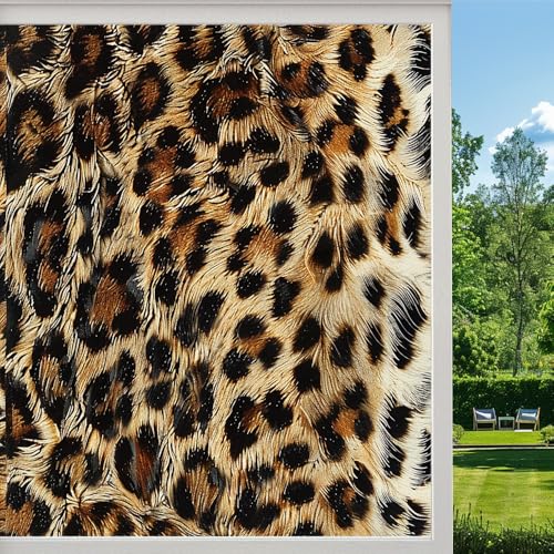 Vinilo Decorativo Estampado Leopardo Acuarela 15.7x23.6 pulg miniatura 1
