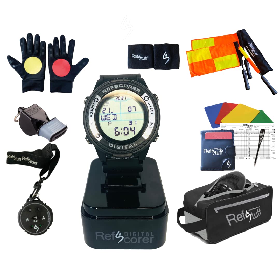 RefStuff RefStarter - Kit per arbitro di calcio, versione Deluxe