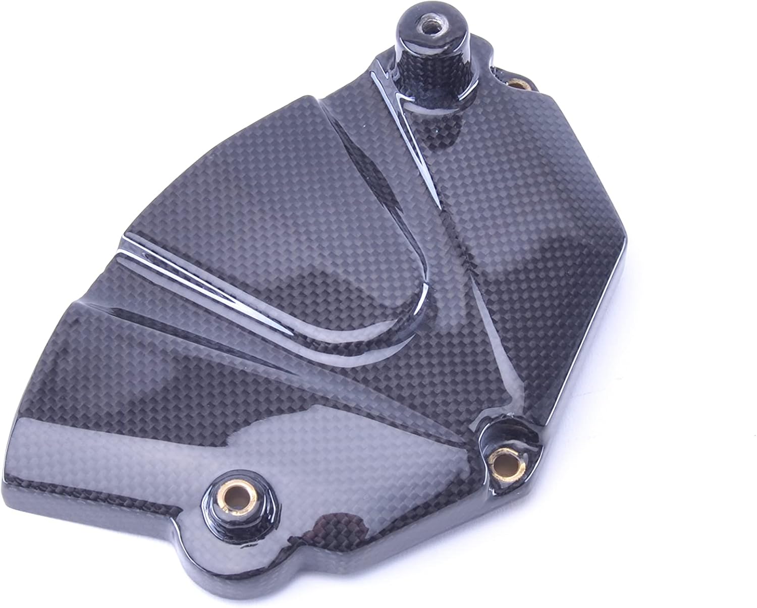 Bestem Carbon Fiber Engine Sprocket Chain Case Cover Guard Fairing for 2006-2020 Yamaha R6