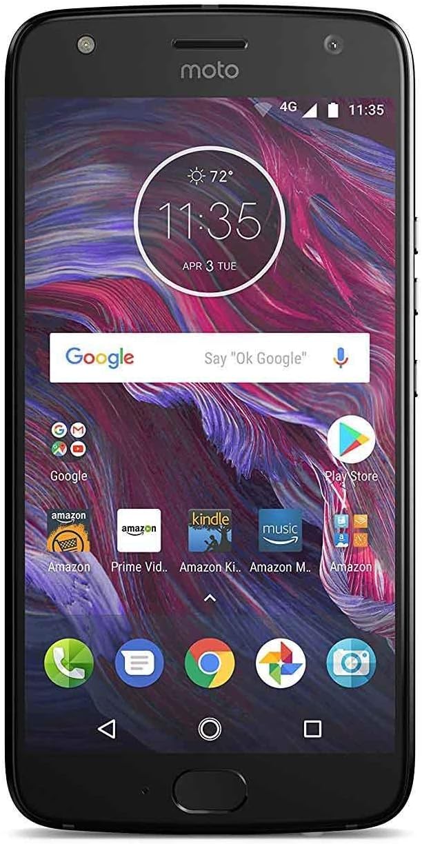 Moto X (4th Generation) with Alexa Hands-Free – 32 GB - Unlocked – Super Black - Prime Exclusive