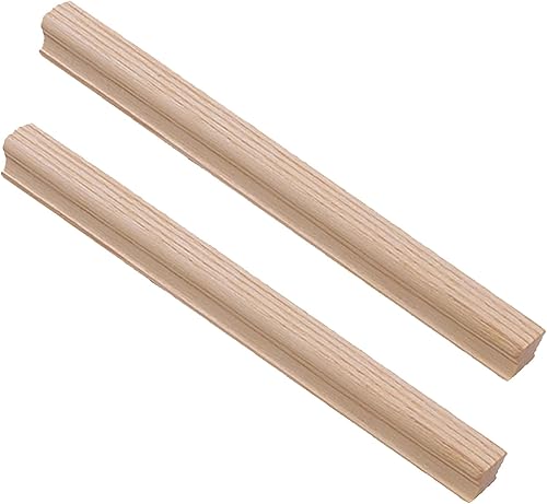 Tirador de Armario de Madera 2 piezas Tiradores de Cocina Tiradores de Cajones Manija de Puerta para Muebles para Cajón, Cocina, Baños, Dormitorio