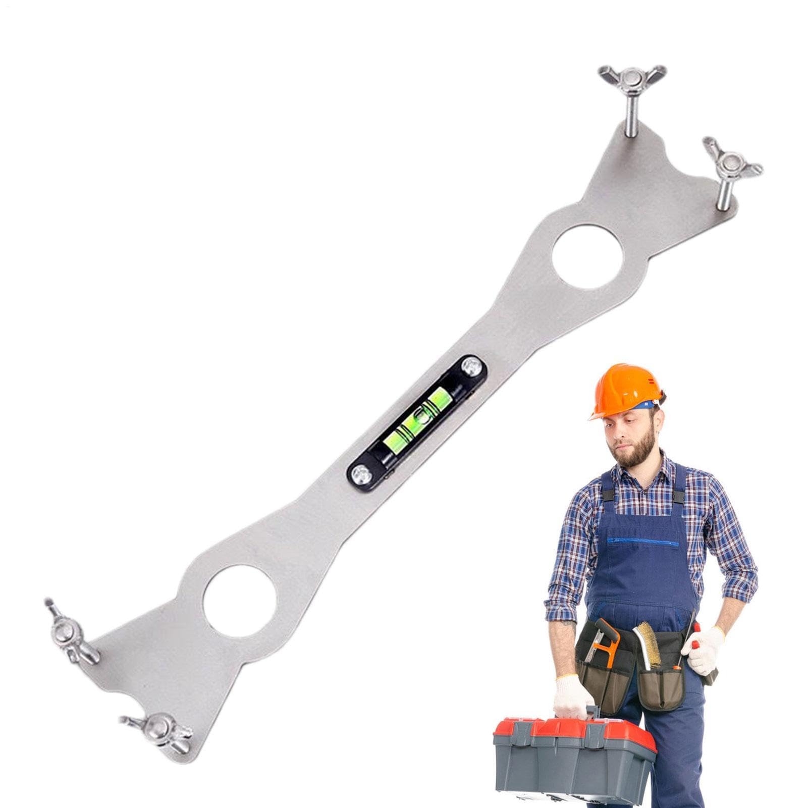 Llave de fontanero - Llave de grifo | Llàve de fontanero para debajo del fregadero, Herramienta de nivelación de Llàve de desagüe de ducha de acero inoxidable de 24 x 5 cm, Herramienta de fregadero pa