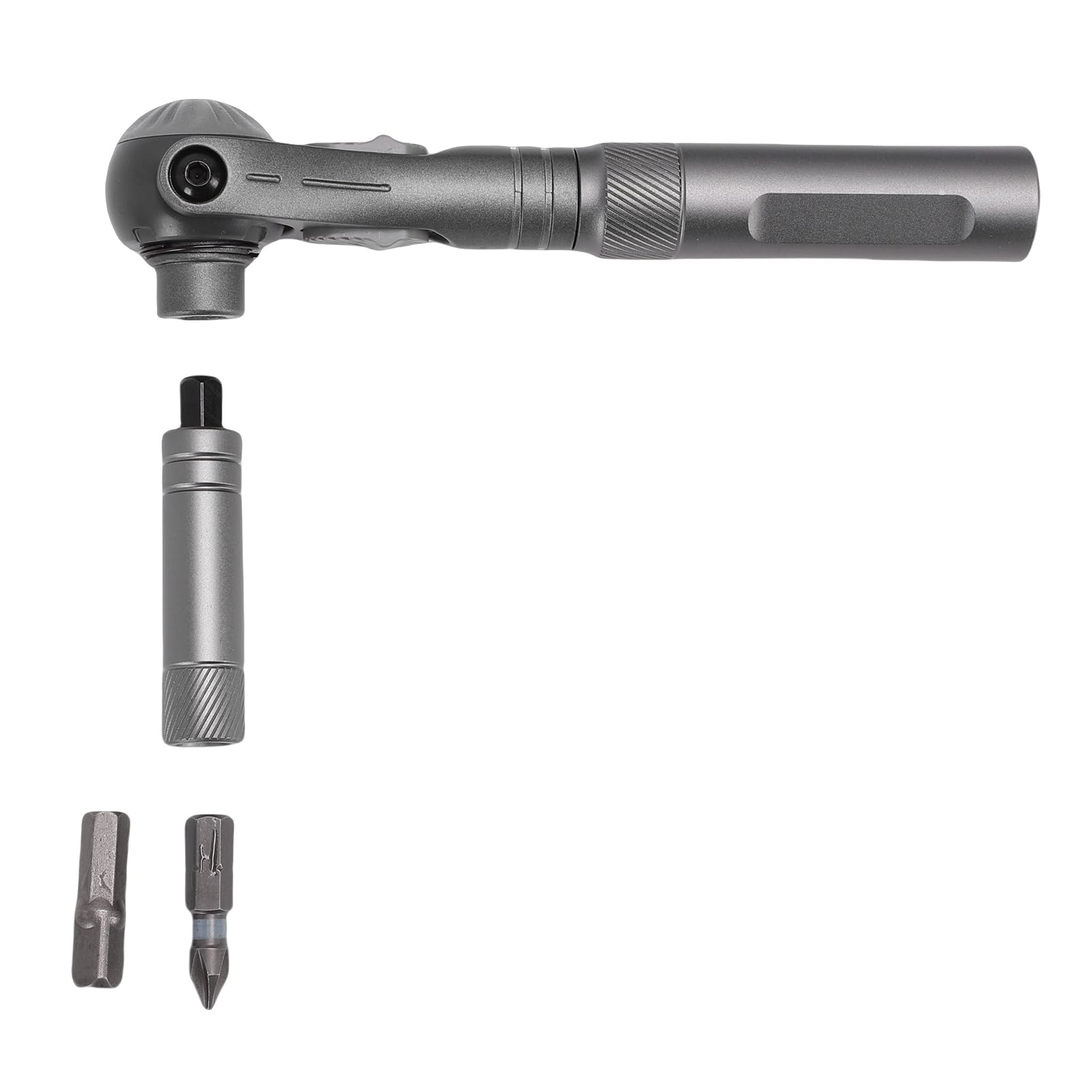 LiebeWH Zestaw Wkrętaków Magnetycznych z grzechotką 40 w 1 S2 Steel Wkrętak Grzechotkowy z 45 Zębami i głowicą obrotową 180 28 Bitów do Naprawy Elektroniki Domowy montaż Mebli
