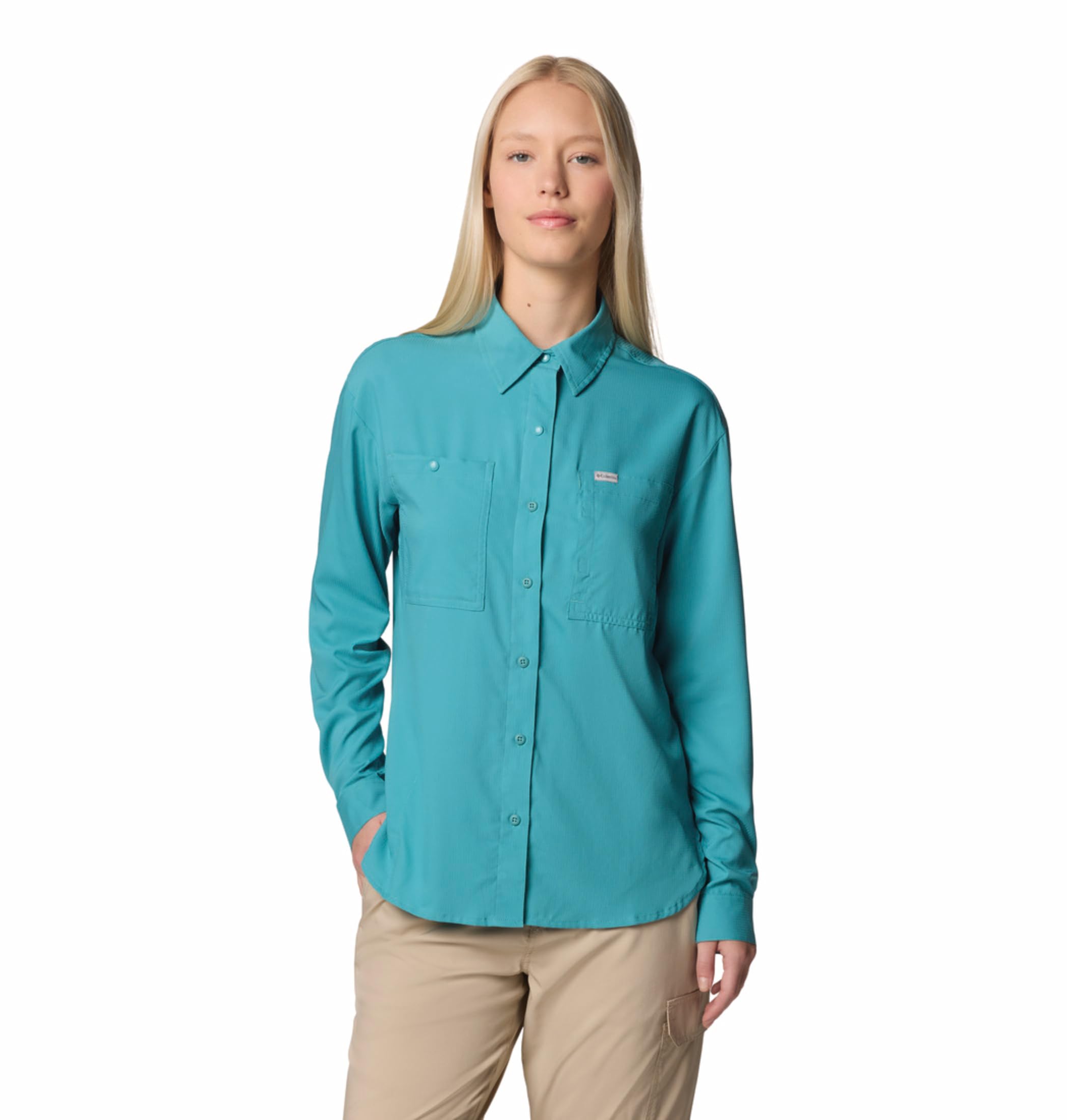 Women Omni-Shade Silver Ridge Utility Hiking and Trekking Long Sleeve Shirt-image-42