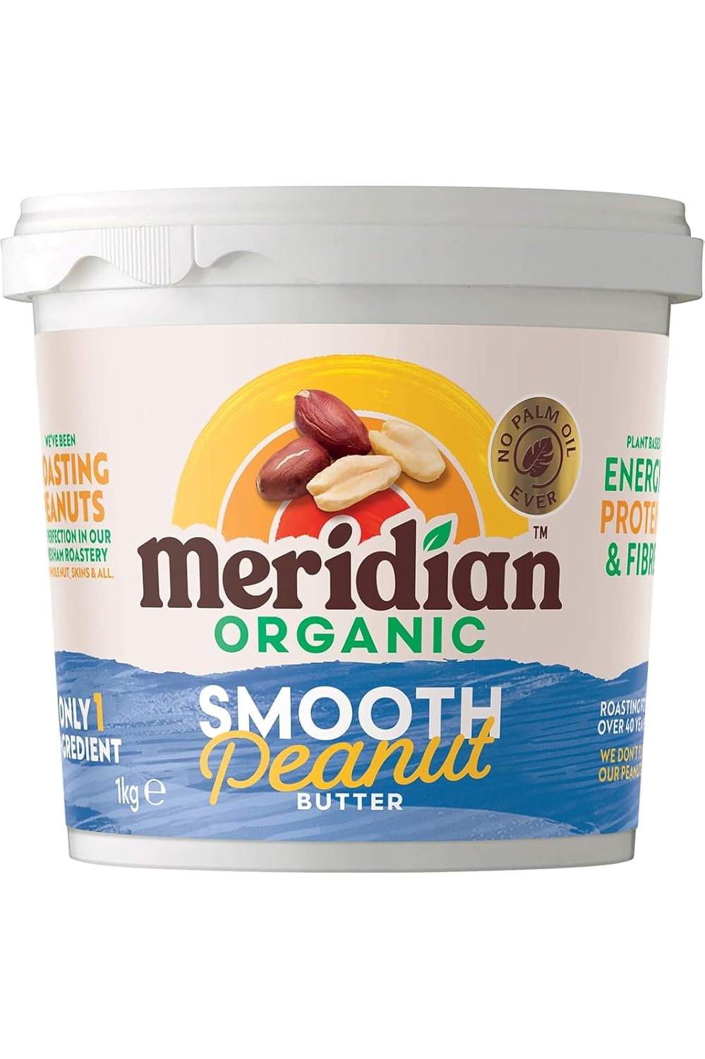 Meridian Organic Smooth Peanut Butter 1kg