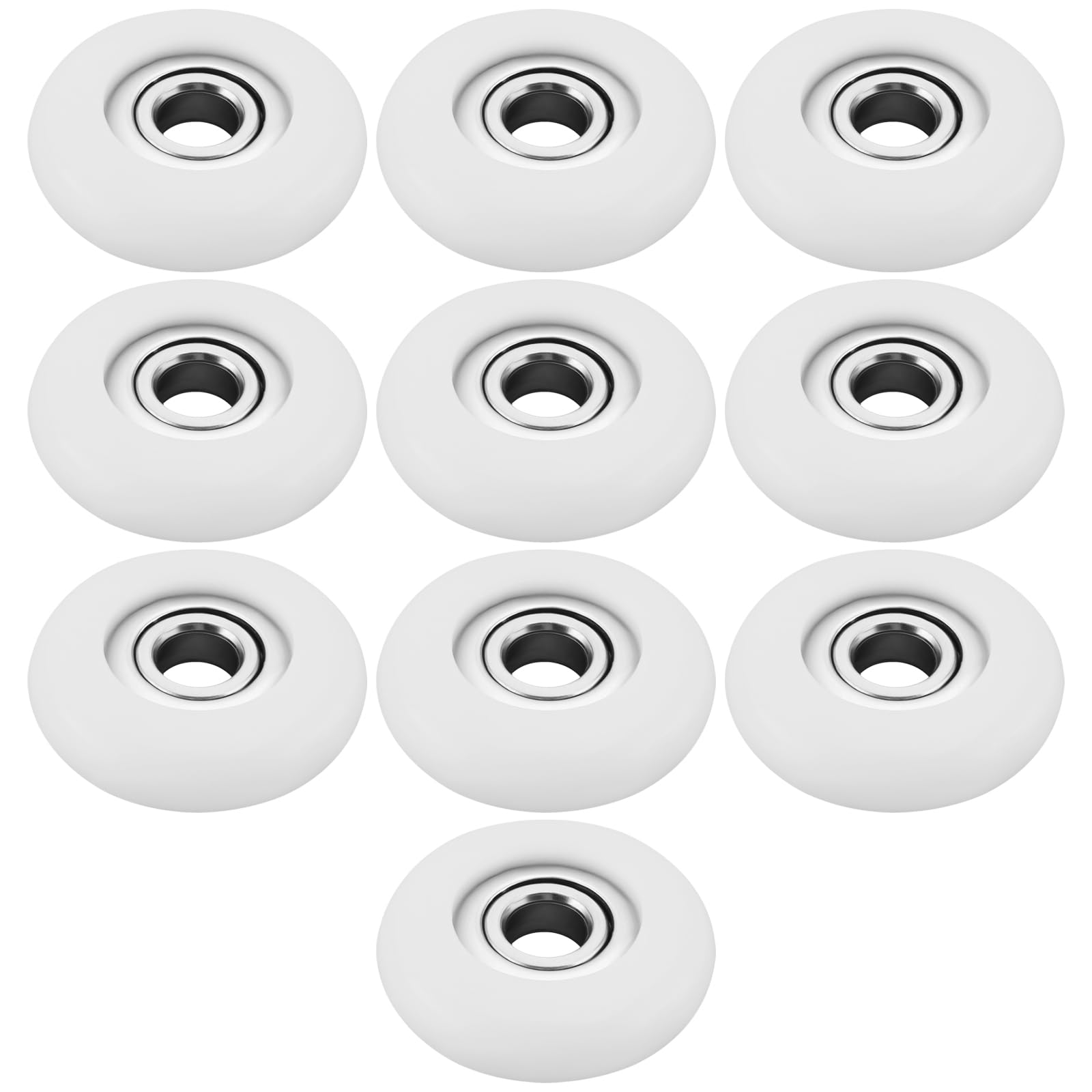 Briny River 10Pcs Garage Door Roller 46.1X11x12mm Suitable for 2" Guide Rail Sectional Door Garage Door Guide Rail Roller Shutter Door