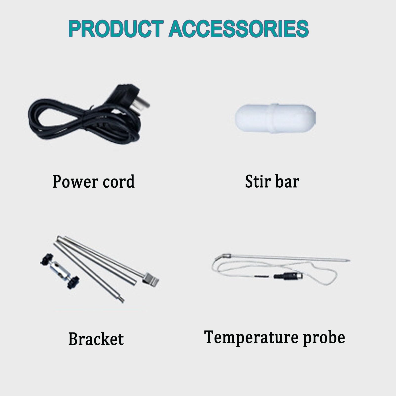 Manta Calefactora Digital con Agitación Magnética, 300℃ 500ml | Manto Calefactor Electrotérmico Electromantles Pantalla Digital y Control Temperatura, para Agitación Calentamiento Líquidos