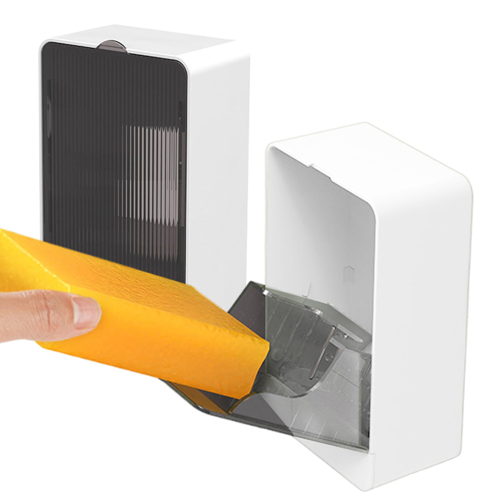 Jabonera de pared blanca sin taladro de 13cm para banyos y cocinas
