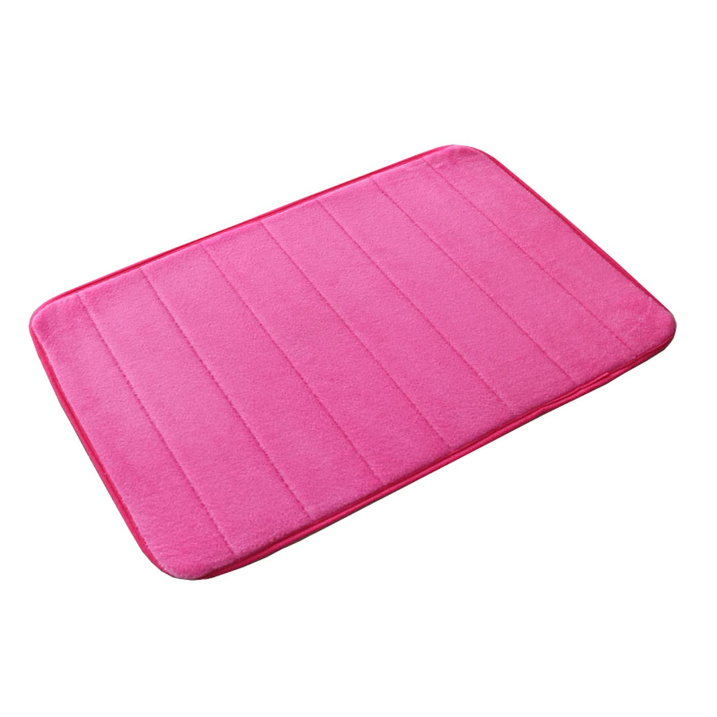 ZLZNX Memory Foam Badvorleger Super Weich Badteppiche rutschfest Badezimmerteppich Koralle Fleece Badematten für Badezimmer Küche,10,60X90cm