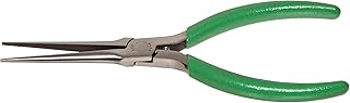 Xcelite NN7776G Long Needle Nose Plier with Smooth Jaw and Green Cushion Grip, 6