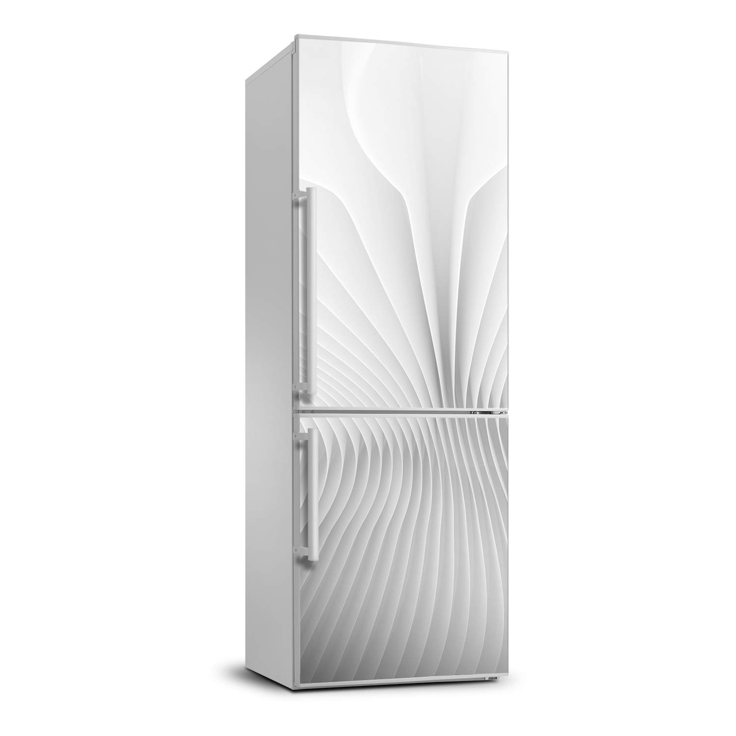 Autocollant frigo lignes abstraites 60x180cm pour déco cuisine design