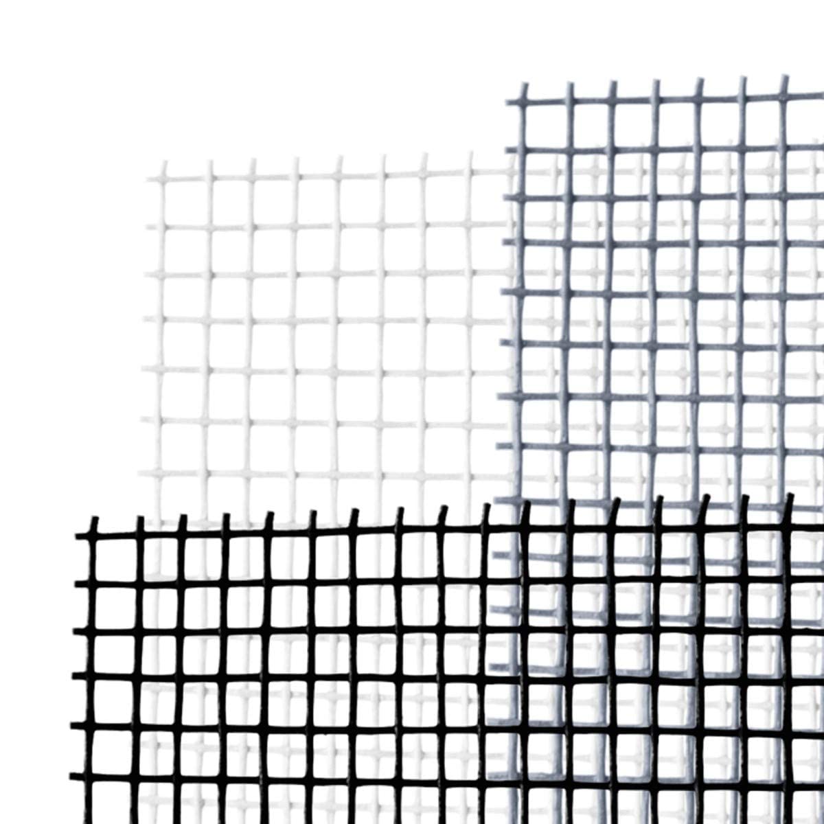 Fliegengitter-Stoff Meterware, Schwarz – Glasfaser, 1 Mm Maschen, Wählbare Größe (z.B. 100 X 400 Cm)
