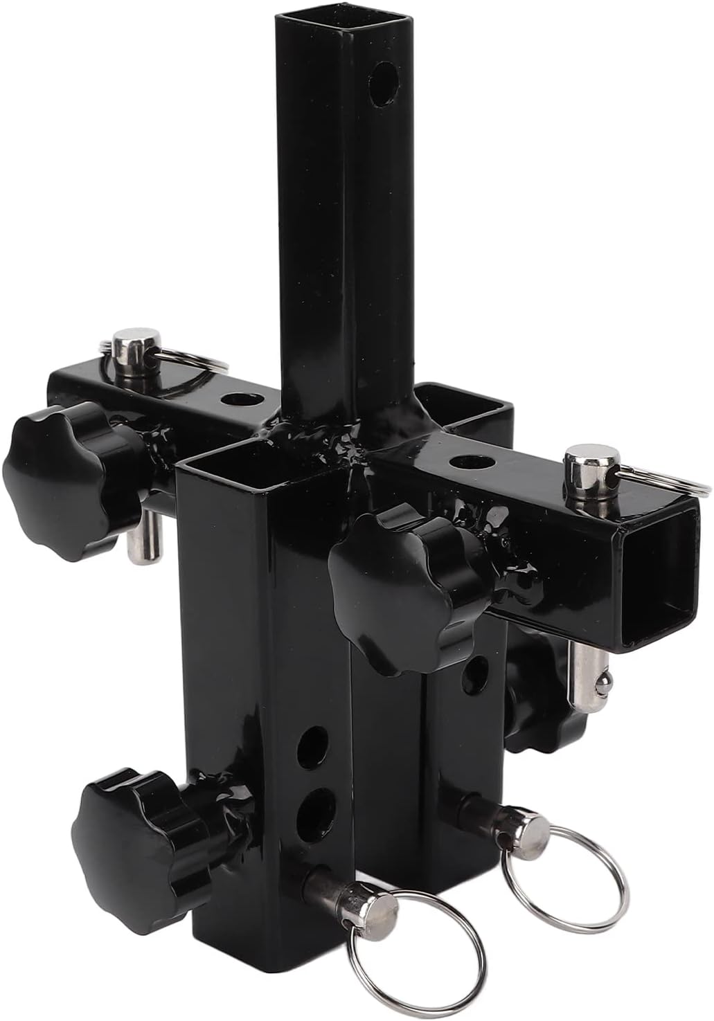 Rear Basket Convert Frame, Aluminium Alloy Multifunctional Rear Mounting Bracket Transfer Frame Rear Mounting Bracket Frame for Rear Box, Umbrella for Mobility Scooter, Cart