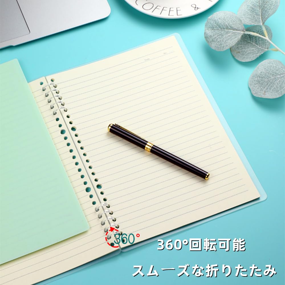 Amazon | バインダーリング 24個セット 6色入 リーフバインダー