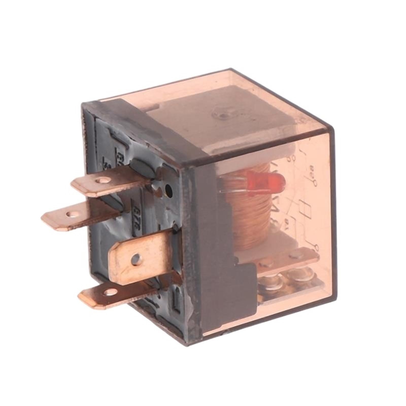 Relé automotriz a prueba de agua 12 V/24 V 80 A 4 pines/5 pines SPDT Dispositivo de control for automóvil Relés for automóvil(12V 4PIN 80A)
