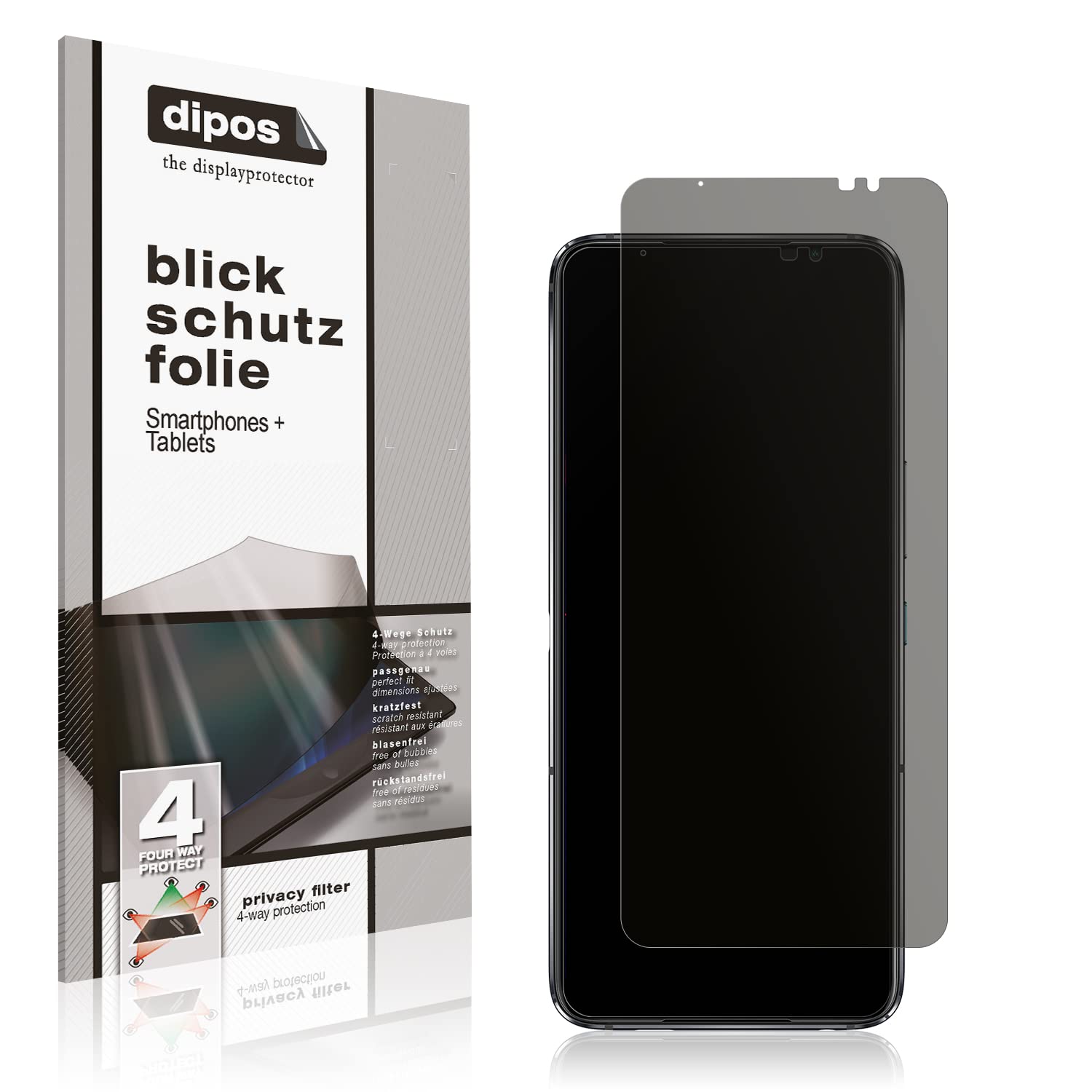 Pellicola Privacy Asus ROG Phone 8 Pro: 3mk Silky Matt Anti-Sguardo