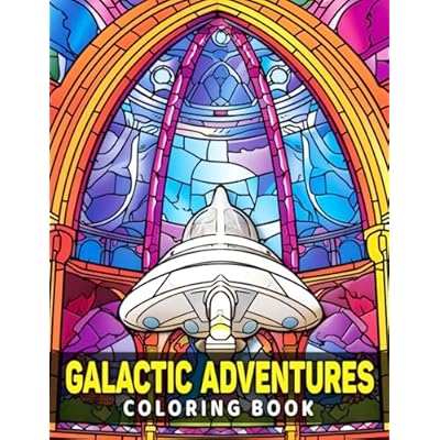Galactic Adventures Coloring Book